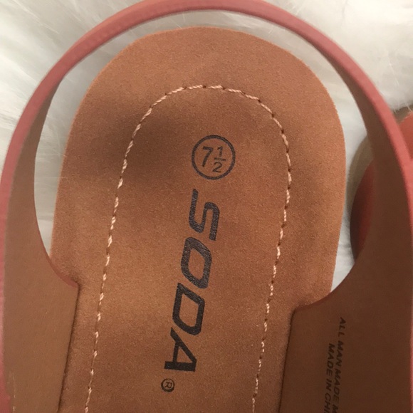 Soda Slingback buckle straps sandals - Picture 5 of 7